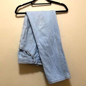 33x32 straight blue jeans